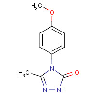 85562-69-2 4-(4-Methoxyphenyl)-5-methyl-2,4-dihydro-3H-1,2,4-triazol-3-one chemical structure