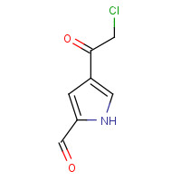 115027-23-1 4-(2-Chloroacetyl)-1H-pyrrole-2-carbaldehyde chemical structure