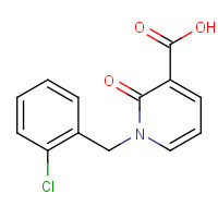 66158-19-8 1-(2-Chlorobenzyl)-2-oxo-1,2-dihydro-3-pyridinecarboxylic acid chemical structure