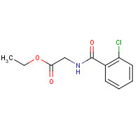 66824-94-0 Ethyl 2-[(2-chlorobenzoyl)amino]acetate chemical structure