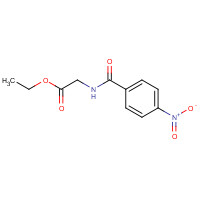 7512-77-8 Ethyl 2-[(4-nitrobenzoyl)amino]acetate chemical structure