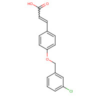 385383-37-9 3-{4-[(3-Chlorobenzyl)oxy]phenyl}acrylic acid chemical structure