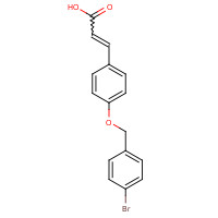 385383-36-8 3-{4-[(4-Bromobenzyl)oxy]phenyl}acrylic acid chemical structure