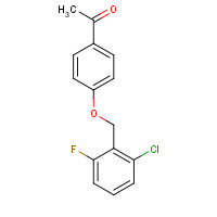 306934-77-0 1-{4-[(2-Chloro-6-fluorobenzyl)oxy]phenyl}-1-ethanone chemical structure