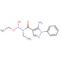99347-10-1 Ethyl N-[(5-amino-1-phenyl-1H-pyrazol-4-yl)-carbonyl]ethanehydrazonoate chemical structure