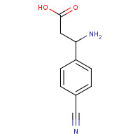 80971-95-5 3-Amino-3-(4-cyanophenyl)propanoic acid chemical structure