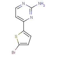 855308-66-6 4-(5-Bromo-2-thienyl)-2-pyrimidinamine chemical structure