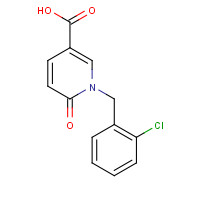 4399-77-3 1-(2-Chlorobenzyl)-6-oxo-1,6-dihydro-3-pyridinecarboxylic acid chemical structure