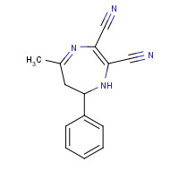 51802-61-0 5-Methyl-7-phenyl-6,7-dihydro-1H-1,4-diazepine-2,3-dicarbonitrile chemical structure