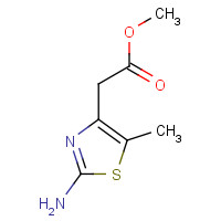 72054-60-5 Methyl 2-(2-amino-5-methyl-1,3-thiazol-4-yl)-acetate chemical structure