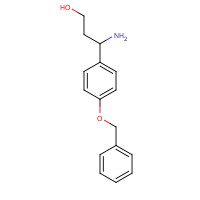 182057-85-8 3-Amino-3-[4-(benzyloxy)phenyl]-1-propanol chemical structure