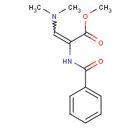 56952-04-6 Methyl 2-(benzoylamino)-3-(dimethylamino)acrylate chemical structure
