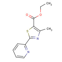 39091-00-4 Ethyl 4-methyl-2-(2-pyridinyl)-1,3-thiazole-5-carboxylate chemical structure