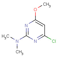 13012-26-5 N-(4-Chloro-6-methoxy-2-pyrimidinyl)-N,N-dimethylamine chemical structure