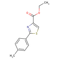 132089-32-8 Ethyl 2-(4-methylphenyl)-1,3-thiazole-4-carboxylate chemical structure