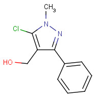 321538-17-4 (5-Chloro-1-methyl-3-phenyl-1H-pyrazol-4-yl)-methanol chemical structure