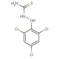 14576-98-8 2-(2,4,6-Trichlorophenyl)-1-hydrazinecarbothioamide chemical structure