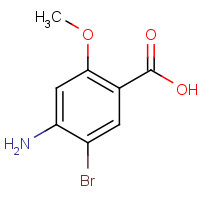 35290-97-2 4-Amino-5-bromo-2-methoxybenzenecarboxylic acid chemical structure