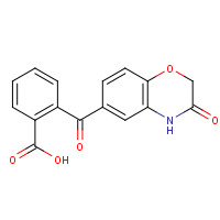 26513-80-4 2-[(3-Oxo-3,4-dihydro-2H-1,4-benzoxazin-6-yl)-carbonyl]benzenecarboxylic acid chemical structure