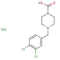 451485-54-4 1-(3,4-Dichlorobenzyl)-4-piperidine-carboxylic acid hydrochloride chemical structure