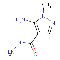 99347-21-4 5-Amino-1-methyl-1H-pyrazole-4-carbohydrazide chemical structure