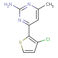863305-81-1 4-(3-Chloro-2-thienyl)-6-methyl-2-pyrimidinamine chemical structure