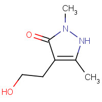 258281-02-6 4-(2-Hydroxyethyl)-2,5-dimethyl-1,2-dihydro-3H-pyrazol-3-one chemical structure
