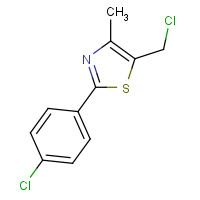 317319-28-1 5-(Chloromethyl)-2-(4-chlorophenyl)-4-methyl-1,3-thiazole chemical structure