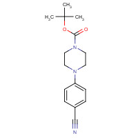 186650-98-6 tert-Butyl 4-(4-cyanophenyl)tetrahydro-1(2H)-pyrazinecarboxylate chemical structure