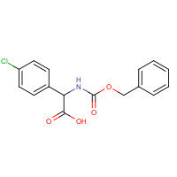 69902-04-1 2-{[(Benzyloxy)carbonyl]amino}-2-(4-chlorophenyl)acetic acid chemical structure