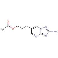 85599-38-8 3-(2-Amino[1,2,4]triazolo[1,5-a]pyrimidin-6-yl)-propyl acetate chemical structure