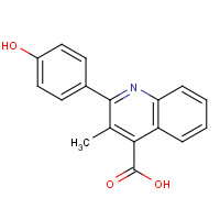 107419-49-8 2-(4-Hydroxyphenyl)-3-methyl-4-quinolinecarboxylic acid chemical structure