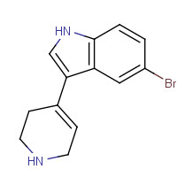 127792-80-7 5-Bromo-3-(1,2,3,6-tetrahydro-4-pyridinyl)-1H-indole chemical structure