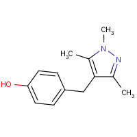 75999-00-7 4-[(1,3,5-Trimethyl-1H-pyrazol-4-yl)methyl]-benzenol chemical structure