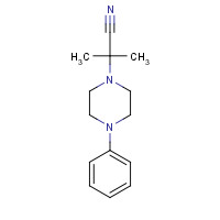 92326-91-5 2-Methyl-2-(4-phenylpiperazino)propanenitrile chemical structure