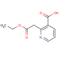 35969-51-8 2-(2-Ethoxy-2-oxoethyl)nicotinic acid chemical structure