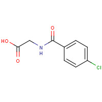 13450-77-6 2-[(4-Chlorobenzoyl)amino]acetic acid chemical structure