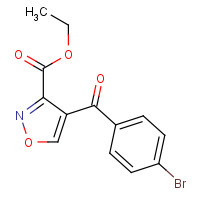 338408-83-6 Ethyl 4-(4-bromobenzoyl)-3-isoxazolecarboxylate chemical structure