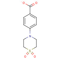 451485-62-4 4-(1,1-Dioxo-1lambda~6~,4-thiazinan-4-yl)-benzenecarboxylic acid chemical structure