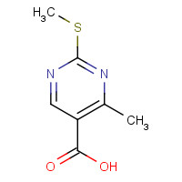98276-75-6 4-Methyl-2-(methylsulfanyl)-5-pyrimidinecarboxylic acid chemical structure