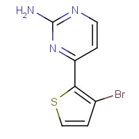 886360-54-9 4-(3-Bromo-2-thienyl)-2-pyrimidinamine chemical structure