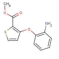 91041-21-3 Methyl 3-(2-aminophenoxy)-2-thiophenecarboxylate chemical structure
