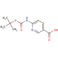231958-14-8 6-[(tert-Butoxycarbonyl)amino]nicotinic acid chemical structure