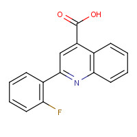 1647-89-8 2-(2-Fluorophenyl)-4-quinolinecarboxylic acid chemical structure