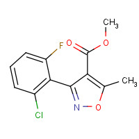 4415-09-2 Methyl 3-(2-chloro-6-fluorophenyl)-5-methyl-4-isoxazolecarboxylate chemical structure
