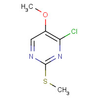 87026-45-7 4-Chloro-5-methoxy-2-(methylsulfanyl)pyrimidine chemical structure