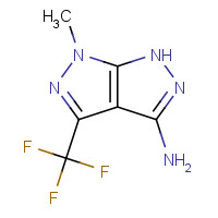 478047-15-3 6-Methyl-4-(trifluoromethyl)-1,6-dihydropyrazolo-[3,4-c]pyrazol-3-ylamine chemical structure