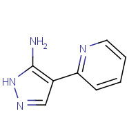 57999-11-8 4-(2-Pyridinyl)-1H-pyrazol-5-amine chemical structure