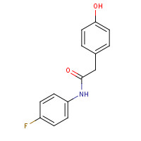 131179-72-1 N-(4-Fluorophenyl)-2-(4-hydroxyphenyl)acetamide chemical structure
