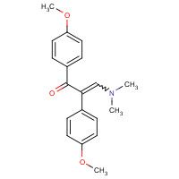 66521-59-3 3-(Dimethylamino)-1,2-bis(4-methoxyphenyl)-2-propen-1-one chemical structure